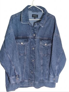 Buffalo David Bitton Oversized Denim Jacket Antique Sanded NWT Medium